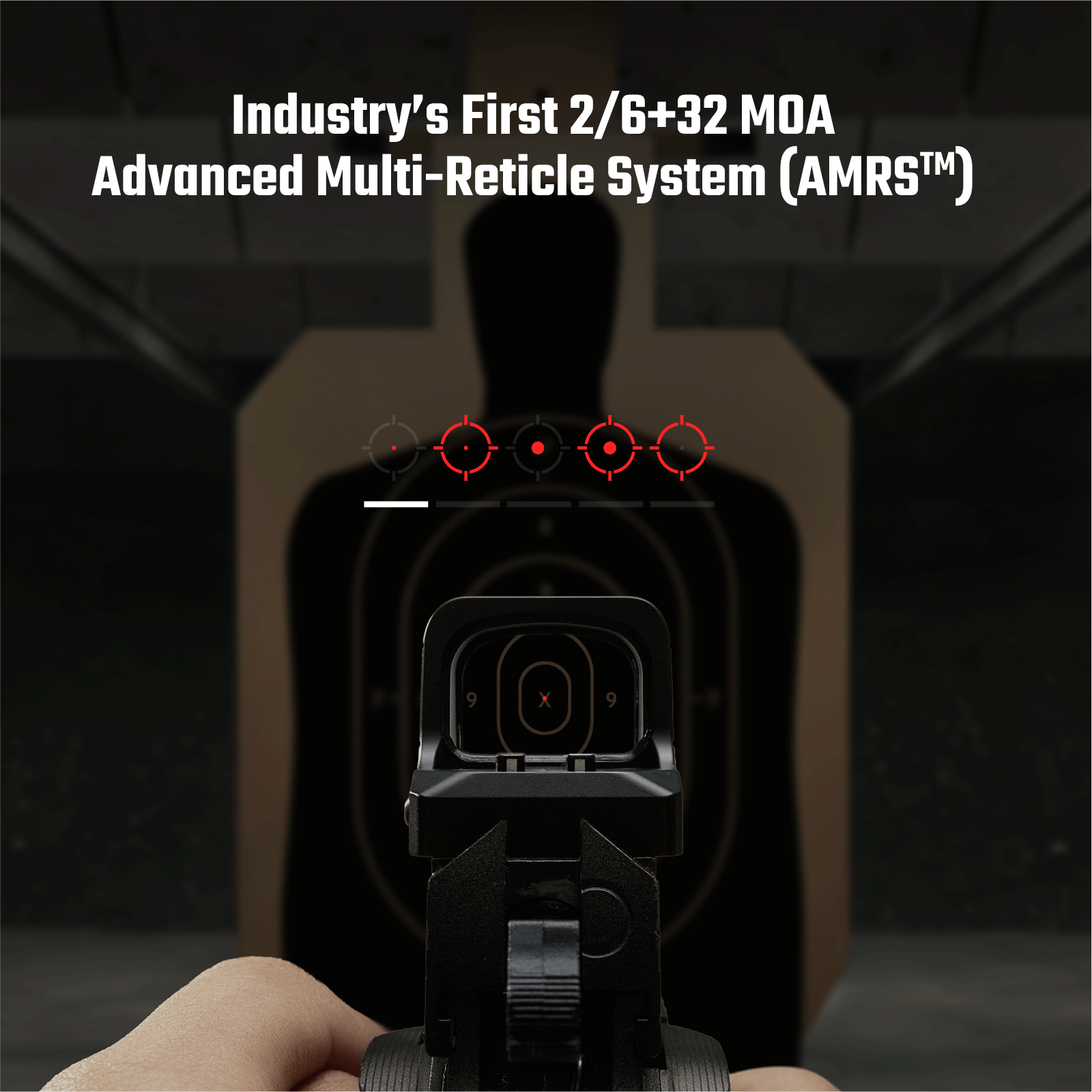 Osight XE AMRS Enclosed Red Dot Sight with Ruggedized Miniature Reflex Footprint, 2/6+32 MOA Advanced Multi-Reticle System and Side-Loading Battery - Image 4
